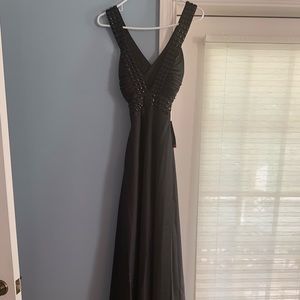 Black formal dress